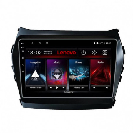 Navigatie dedicata Hyundai Santa Fe IX45 D-209 Lenovo Octa Core cu Android Radio Bluetooth Internet GPS WIFI DSP 3+32 GB 4G KIT