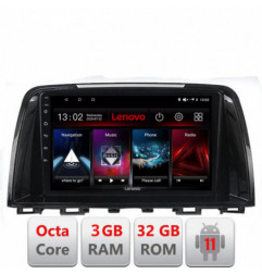 Navigatie dedicata Mazda 6 2013-2017 D-223 Lenovo Octa Core cu Android Radio Bluetooth Internet GPS WIFI DSP 3+32 GB 4G KIT-223