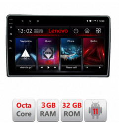Navigatie dedicata Nissan X-Trail 2004-2007  Lenovo Octa Core cu Android Radio Bluetooth Internet GPS WIFI DSP 3+32 GB 4G kit-x