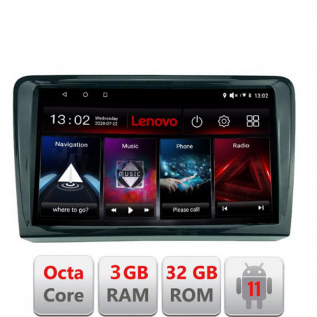 Navigatie dedicata VW PQB D-VW Lenovo Octa Core cu Android Radio Bluetooth Internet GPS WIFI DSP 3+32 GB 4G KIT-vw+EDT-E510-LIT