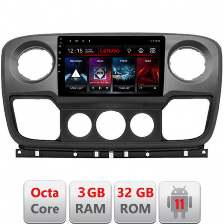 Navigatie dedicata Opel Movano, Renault Master 2010-2021 Lenovo Android radio bluetooth internet DSP 8Core 3+32GB LTE carplay