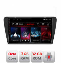 Navigatie dedicata Skoda Octavia 2014-2020 D-279 Lenovo Octa Core cu Android Radio Bluetooth Internet GPS WIFI DSP 3+32 GB 4G K