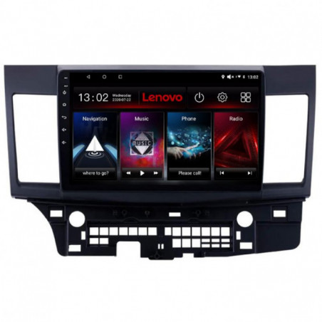Navigatie dedicata Mitsubishi Lancer D-037 Lenovo Octa Core cu Android Radio Bluetooth Internet GPS WIFI DSP 3+32 GB 4G KIT-037