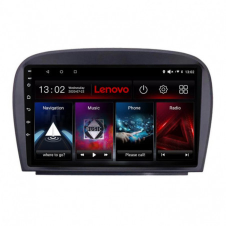 Navigatie dedicata Mercedes SL W230 2004-2011 D-W230 Lenovo Octa Core cu Android Radio Bluetooth Internet GPS WIFI DSP 3+32 GB