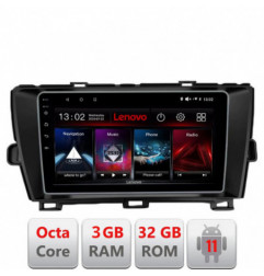 Navigatie dedicata Toyota Prius 2009-2014 D-TY39 Lenovo Octa Core cu Android Radio Bluetooth Internet GPS WIFI DSP 3+32 GB 4G K