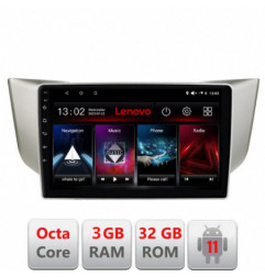 Navigatie dedicata Lexus RX 2003-2009 D- rx-03 Lenovo Octa Core cu Android Radio Bluetooth Internet GPS WIFI DSP 3+32 GB 4G kit