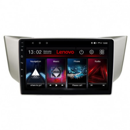 Navigatie dedicata Lexus RX 2003-2009 D- rx-03 Lenovo Octa Core cu Android Radio Bluetooth Internet GPS WIFI DSP 3+32 GB 4G kit