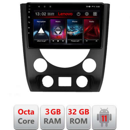 Navigatie dedicata Ssangyong rexton 2013-2016 Lenovo Octa Core cu Android Radio Bluetooth Internet GPS WIFI DSP 3+32 GB 4G kit-