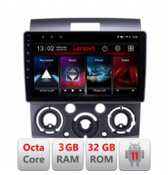 Navigatie dedicata Ford Ranger Mazda BT50 2007-2012 Lenovo Octa Core cu Android Radio Bluetooth Internet GPS WIFI DSP 3+32GB