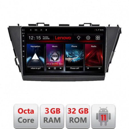 Navigatie dedicata Toyota Prius 5 Plus 2012-2020 Lenovo Octa Core cu Android Radio Bluetooth Internet GPS WIFI DSP 3+32 GB 4G k