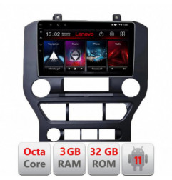 Navigatie dedicata Ford Mustang 2015-2020 D-MUSTANG Lenovo Octa Core cu Android Radio Bluetooth Internet GPS WIFI DSP 3+32 GB 4
