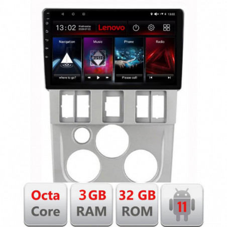 Navigatie dedicata Dacia Logan 1 2003-2010 D-logan Lenovo Octa Core cu Android Radio Bluetooth Internet GPS WIFI DSP 3+32 GB 4G