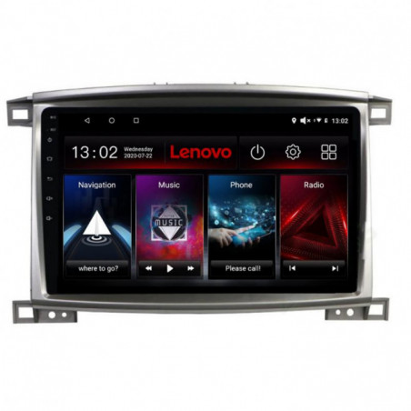 Navigatie dedicata Toyota Land Cruiser L100 2002-2008 Lenovo Octa Core cu Android Radio Bluetooth Internet GPS WIFI DSP 3+32GB