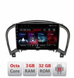 Navigatie dedicata Nissan Juke 2010-2015 D-JUKE Lenovo Octa Core cu Android Radio Bluetooth Internet GPS WIFI DSP 3+32 GB 4G KI