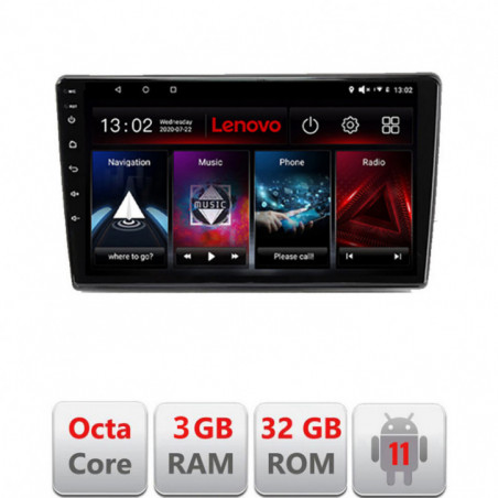 Navigatie dedicata Hyundai I40  Lenovo Octa Core cu Android Radio Bluetooth Internet GPS WIFI DSP 3+32 GB 4G kit-i40+EDT-E509-L