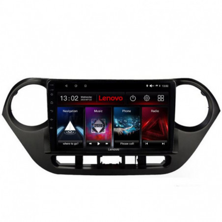 Navigatie dedicata Hyundai I10 2013-2019 D-HY38 Lenovo Octa Core cu Android Radio Bluetooth Internet GPS WIFI DSP 3+32 GB 4G KI