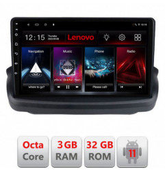 Navigatie dedicata Hyundai Genesis Lenovo Octa Core cu Android Radio Bluetooth Internet GPS WIFI DSP 3+32 GB 4G KIT-GENESYS+EDT