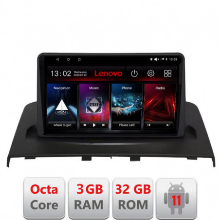 Navigatie dedicata Land Rover Freelander 2007-2015 Lenovo Octa Core cu Android Radio Bluetooth Internet GPS WIFI DSP 3+32 GB 4G