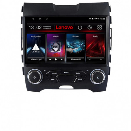 Navigatie dedicata Ford Edge 2015-2021 midline Lenovo Octa Core cu Android Radio Bluetooth Internet GPS WIFI DSP 3+32 GB 4G kit