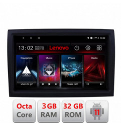 Navigatie dedicata Fiat Ducato 2006- D-DUCATO Lenovo Octa Core cu Android Radio Bluetooth Internet GPS WIFI DSP 3+32 GB 4G KIT-