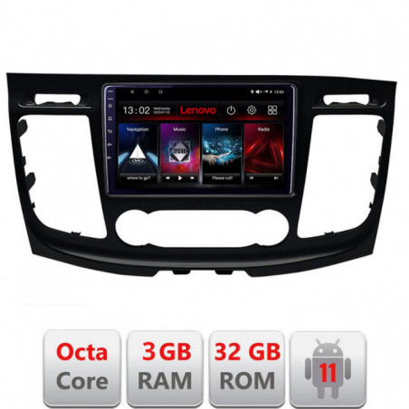 Navigatie dedicata Ford Transit 2019- varianta cu radio cd simplu  Android radio gps internet Lenovo Octa Core 3+32 Kit-transit-2019-a+EDT-E509-lite