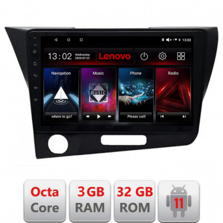 Navigatie dedicata Honda CR-Z 2006-2013  Android radio gps internet Lenovo Octa Core 3+32 Kit-crz+EDT-E509-lite