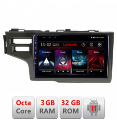Navigatie dedicata Honda Fit 2014-2019  Android radio gps internet Lenovo Octa Core 3+32 Kit-fit-14+EDT-E509-lite