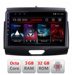 Navigatie dedicata Lenovo Ford Ranger 2015- cu cd  Android radio gps internet Lenovo Octa Core 3+32 Kit-574-2020+EDT-E509