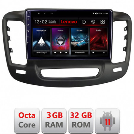 Navigatie dedicata Lenovo Chrysler 200 2015-2019  Android radio gps internet Octa Core 3+32 Kit-200C+EDT-E509