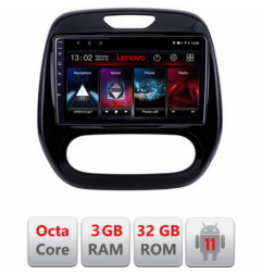 Navigatie dedicata Lenovo Renault Captur 2013-2020  Android radio gps internet Octa Core 3+32 KIT-captur-v2+EDT-E509