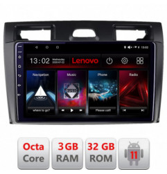 Navigatie dedicata Lenovo Ford Fiesta MK5 2002-2008  Android radio gps internet Octa Core 3+32 KIT-fiesta-mk5+EDT-E509