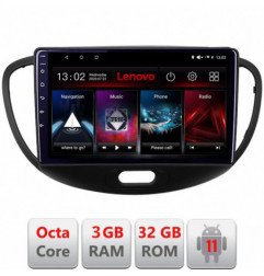 Navigatie dedicata Lenovo Hyundai I10 2007-2013  Android radio gps internet Octa Core 3+32 KIT-i10-2007+EDT-E509