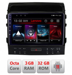 Navigatie dedicata Lenovo Toyota Landcruiser 200 V8 2007-2015 cu navi si 360  Android radio gps internet Octa Core 3+32 KIT-381-360+EDT-E509