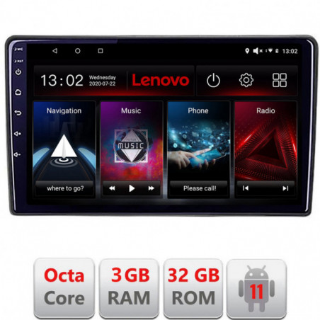 Navigatie dedicata Lenovo Mazda CX-9  Android radio gps internet Octa Core 3+32 KIT-CX-9+EDT-E510