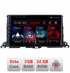 Navigatie dedicata Lenovo Toyota Highlander 2013-2018  Android radio gps internet Octa Core 3+32 KIT-highlander13+EDT-E510