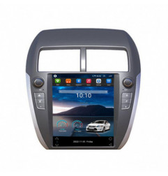 Navigație dedicată Tip Tesla Mitsubishi ASX Radio gps internet 8Core 4G carplay android auto 4+32 GB Kit-tesla-026+EDT-E420