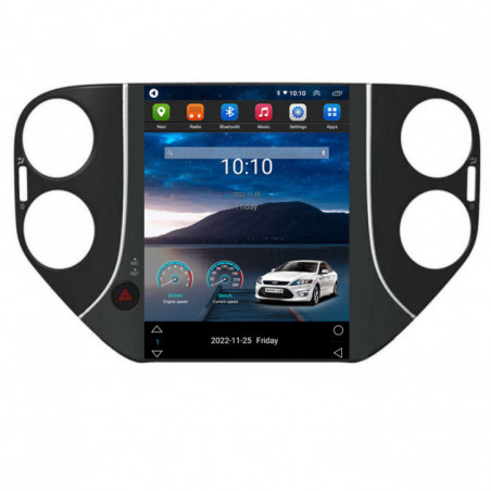 Navigatie dedicata tip Tesla VW Tiguan 2007-2012 radio gps internet 8Core 4G carplay android auto 4+32 kit-tesla-tiguan-10+EDT-