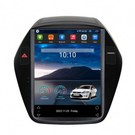 Navigatie dedicata tip Tesla Hyundai IX35 2010-2015 radio gps internet 8Core 4G carplay android auto 4+32 kit-tesla-361+EDT-E42