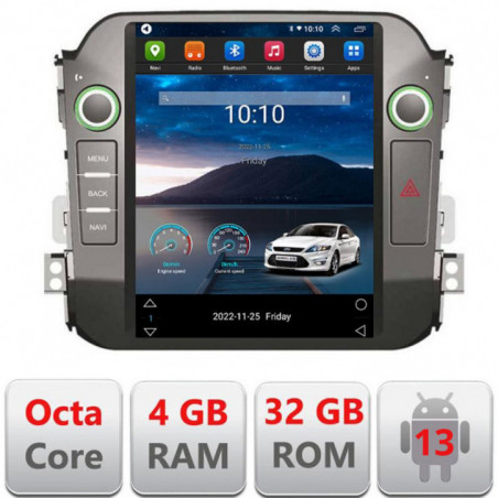 Navigatie dedicata tip Tesla Kia Sportage 2010-2015 radio gps internet 8Core 4G carplay android auto 4+32 kit-tesla-325+EDT-E42
