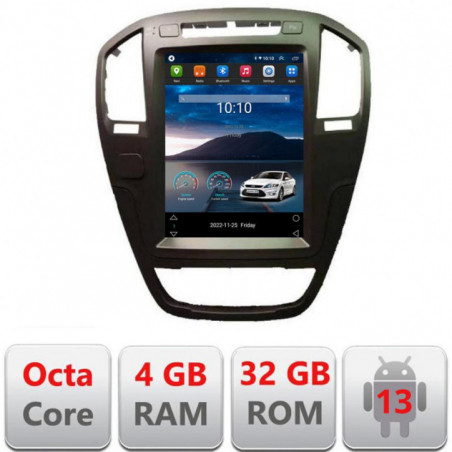 Navigatie dedicata tip Tesla Opel Insignia 2009-2013 radio gps internet 8Core 4G carplay android auto 4+32 kit-tesla-114+EDT-E4