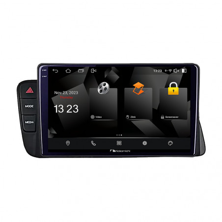Navigatie dedicata Nakamichi Audi A4 A5 B8 cu MMI3G Android radio gps internet octa core 8+128 carplay android auto