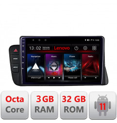 Navigatie dedicata Audi A4 2008-2016 NON-MMI D-A4 Lenovo Octa Core cu Android Radio Bluetooth Internet GPS WIFI DSP 3+32 GB 4G