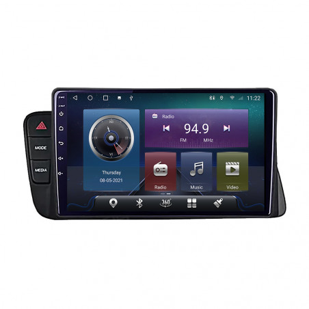 Navigatie dedicata Audi A4 2008-2016 NON-MMI C-A4 Octa Core cu Android Radio Bluetooth Internet GPS WIFI 4+32GB