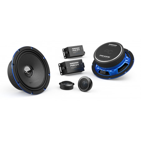 Kit Difuzoare component High-Fidelity pe 2 căi 165 mm 125W RMS/100W MAX 3Ohm AudioControl include HP and LP 2 way Crossover