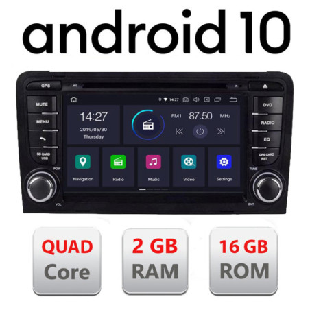 Navigatie dedicata Audi A3 EDT-G049 cu Android GPS USB Radio Internet Bluetooth
