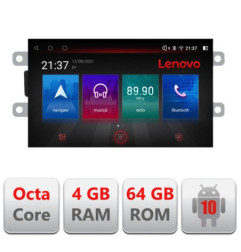 Navigatie dedicata Dacia dupa 2012 E-Dacia Octa Core cu Android Radio Bluetooth Internet GPS WIFI DSP 4+64GB 4G