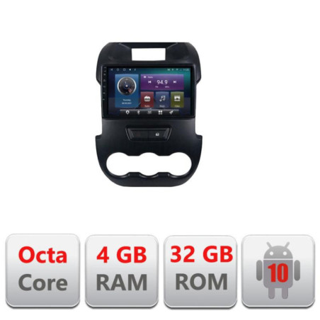 Navigatie dedicata Ford Ranger C-245 Octa Core cu Android Radio Bluetooth Internet GPS WIFI 4+32GB