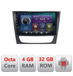 Navigatie dedicata Mercedes W211 W219 C-090 Octa Core cu Android Radio Bluetooth Internet GPS WIFI 4+32GB