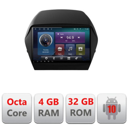 Navigatie dedicata Hyundai IX35 C-361 Octa Core cu Android Radio Bluetooth Internet GPS WIFI 4+32GB