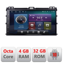 Navigatie dedicata Toyota Prado 2007- C-456 Octa Core cu Android Radio Bluetooth Internet GPS WIFI 4+32GB